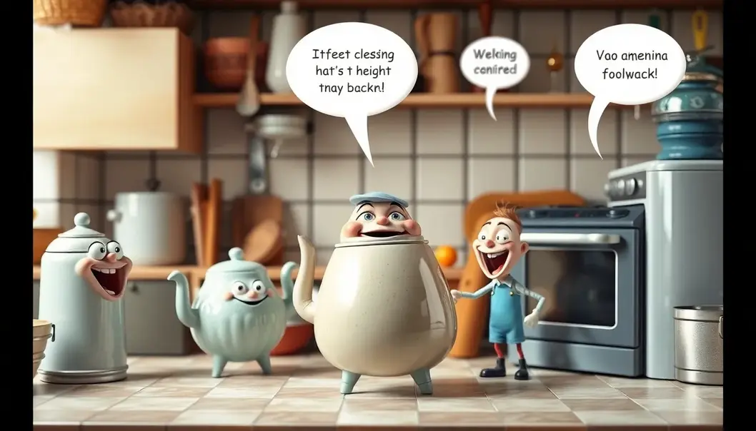 Kitchen companions animated with personalities, sharing their unique stories.